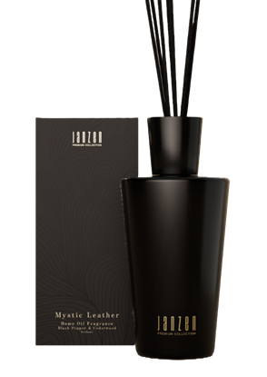 JANZEN HOME FRAGRANCE STICKS MYSTIC LEATHER PREMIUM BLACK